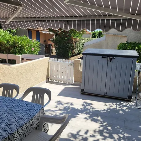 Villa Maison De Renovee Avec Sejour Climatise, Securisee Mas De La Plage, Terrasse Sud, 4 Couchages, Lrmp24 *